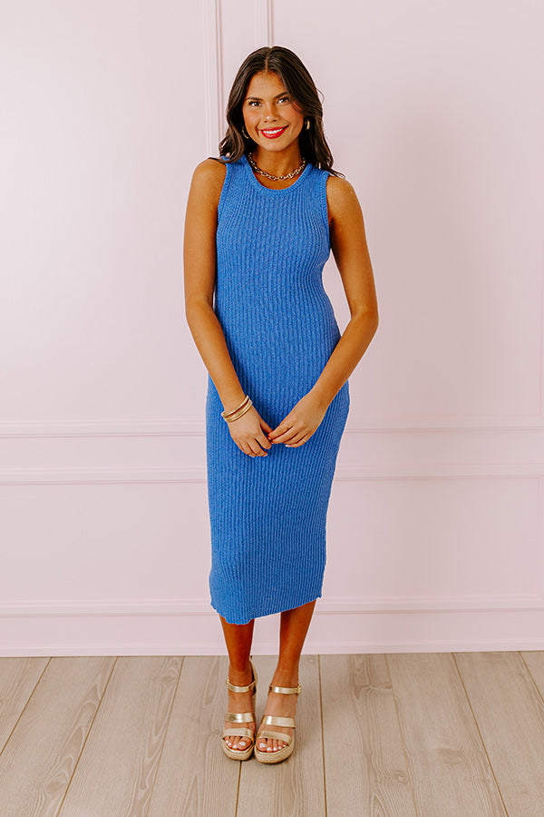 Ultimate Beach Retreat Knit Midi Dress