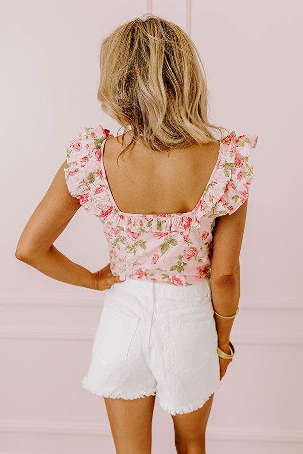 Ultimate Romantic Petal Palette Ruffle Bodysuit