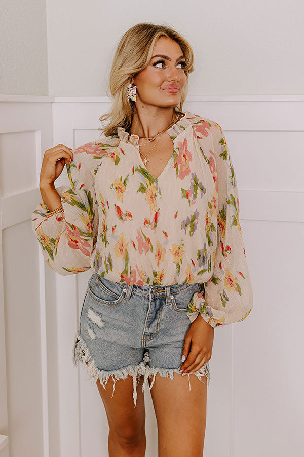 Premium Cocktail Floral Bodysuit - Ultimate Party Wear