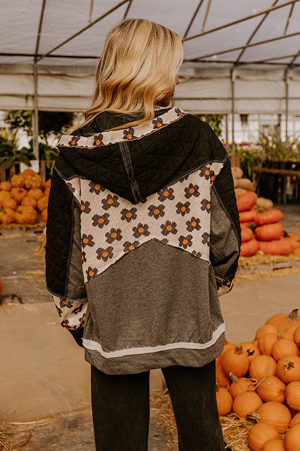 Premium Black Quilted Hooded Sweater - Ultimate Fall Style