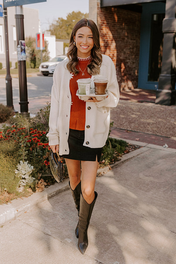 Premium Chai Latte Knit Top - Ultimate Style Upgrade